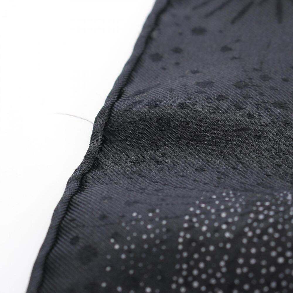 HERMES Black Silk Scarf - Picture 6 of 8